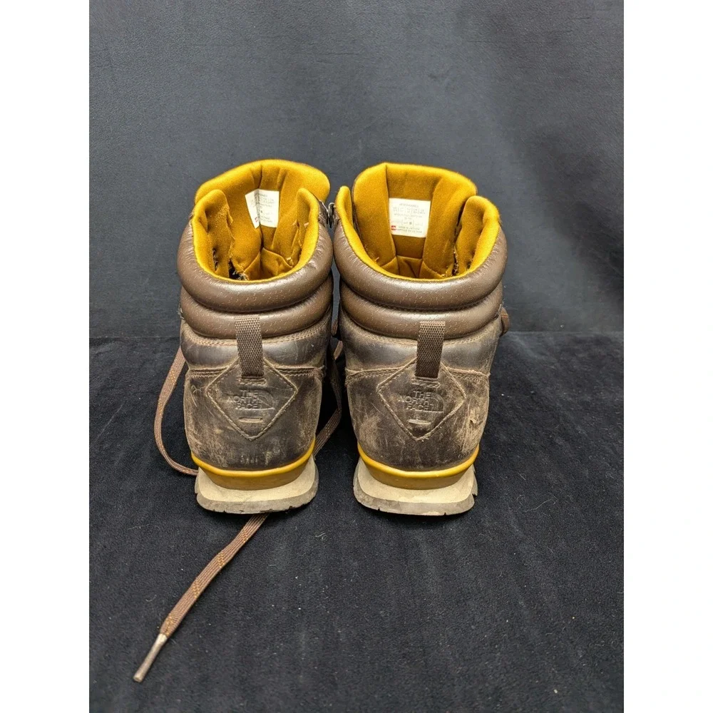The North Face Back To Berkeley Redux Mens Brown Leather Boots 10.5 Waterproof